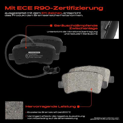 4x Bremsbeläge Hinterachse für Nissan Interstar Kasten Pritsche/Fahrgestell NV400 Bus Opel Movano B Bild 4x Bremsbeläge Hinterachse für Nissan Interstar Kasten Pritsche/Fahrgestell NV400 Bus Opel Movano B