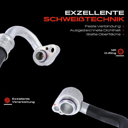 1x Niederdruckleitung Klimaanlage für VW Passat 3B Skoda Superb I 3U4 Bild 1x Niederdruckleitung Klimaanlage für VW Passat 3B Skoda Superb I 3U4