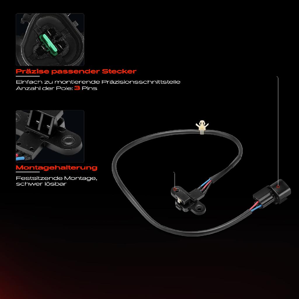 1x Kurbelwellensensor Impulsgeber für Mitsubishi Space Wagon N8W N9W 1998-2004