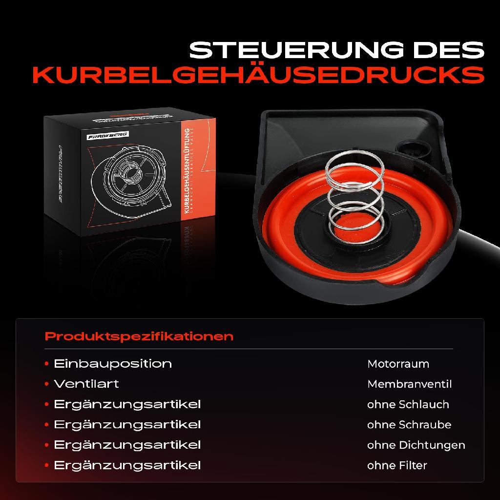 1x Ventil Kurbelgehäusentlüftung für Citroën DS4 DS5 Peugeot 208 308 DS DS3 DS5