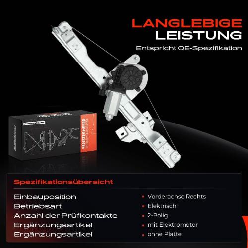 Frankberg 1x Fensterheber Vorne Rechts für Dacia Logan Renault Logan LS US FS KS Bild Frankberg 1x Fensterheber Vorne Rechts für Dacia Logan Renault Logan LS US FS KS