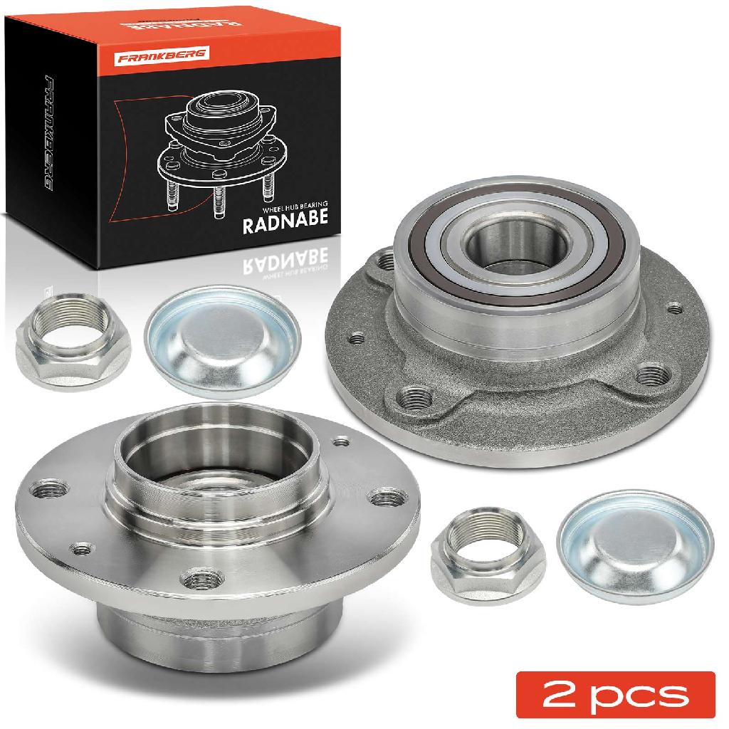 Frankberg 2x Radnabe Radlagersatz Hinterachse beidseitig für Citroën C5 I Break II 1.8L 2.0L 2.2L 3.0L 1.6L 2001-2008
