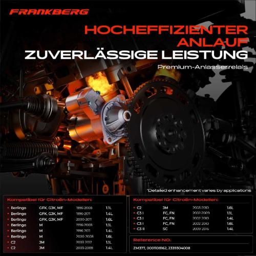 1x Magnetschalter Starter für Citroën Berlingo C2 C3 Peugeot 206 Volvo 260 780 Fiat Bild 1x Magnetschalter Starter für Citroën Berlingo C2 C3 Peugeot 206 Volvo 260 780 Fiat