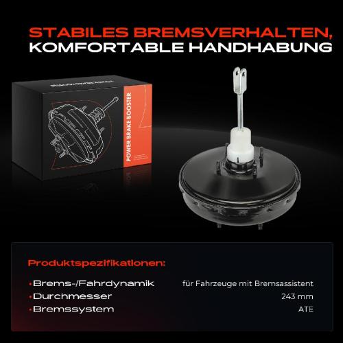 1x Bremskraftverstärker für VW Golf 2 Jetta 2 1G Passat 3A Corrado Bild 1x Bremskraftverstärker für VW Golf 2 Jetta 2 1G Passat 3A Corrado