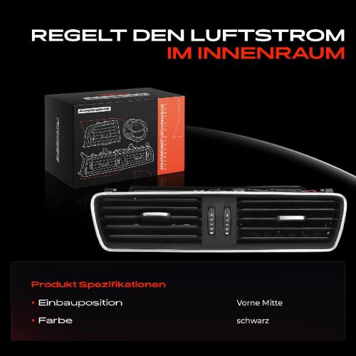 1x Luftdüse Armaturenbrett Vorne Mitte für VW Passat Alltrack CC Kasten/Kombi Variant Bild 1x Luftdüse Armaturenbrett Vorne Mitte für VW Passat Alltrack CC Kasten/Kombi Variant