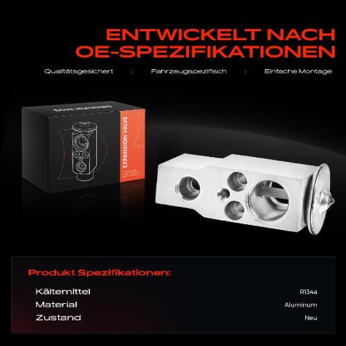 1x Expansionsventil Klimaanlage für Mazda 6 GG 6 Station Wagon GY CX-7 ER 1.8L-2.3L Bild 1x Expansionsventil Klimaanlage für Mazda 6 GG 6 Station Wagon GY CX-7 ER 1.8L-2.3L