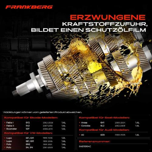 Frankberg 1x Ölpumpe für VW Polo Audi A2 Skoda Fabia 1 2 Seat Ibiza 3 1.4L 1.2L Bild Frankberg 1x Ölpumpe für VW Polo Audi A2 Skoda Fabia 1 2 Seat Ibiza 3 1.4L 1.2L