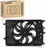 Frankberg 1x Motorkühller Einfachlüfter mit Kühlerlüfterrahmen Fiat Tipo Kombi/Schrägheck/Stufenheck 2015-2020