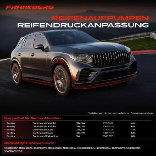 1x Luftfederung Kompressor für VW Phaeton 3D1 Bentley Continental 3W Bild 1x Luftfederung Kompressor für VW Phaeton 3D1 Bentley Continental 3W