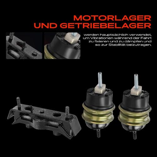 2x Motorlager Getriebelagerlager Links für Chevrolet Camaro 3.6L 2011-2015 Bild 2x Motorlager Getriebelagerlager Links für Chevrolet Camaro 3.6L 2011-2015