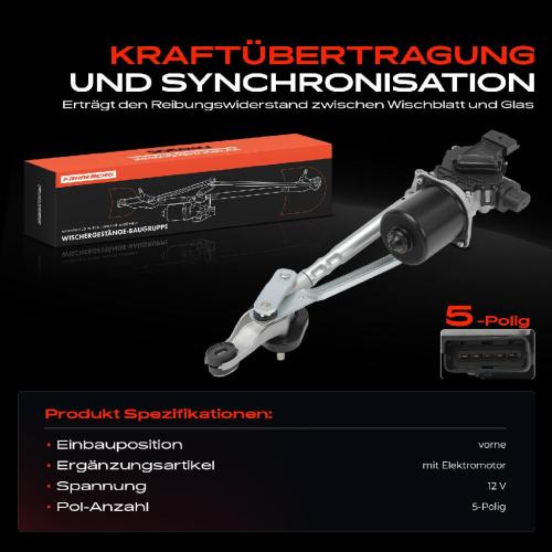 Frankberg 1x Wischerarm Scheibenwischer Vorne für Citroën C1 II Peugeot 108 1.0L 1.2L Bild Frankberg 1x Wischerarm Scheibenwischer Vorne für Citroën C1 II Peugeot 108 1.0L 1.2L