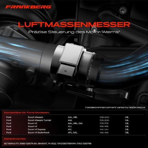 1x Luftmassenmesser für Ford Escort Klasseic Turnier VI VI Express VI Stufenheck VII Galaxy Mondeo Bild 1x Luftmassenmesser für Ford Escort Klasseic Turnier VI VI Express VI Stufenheck VII Galaxy Mondeo