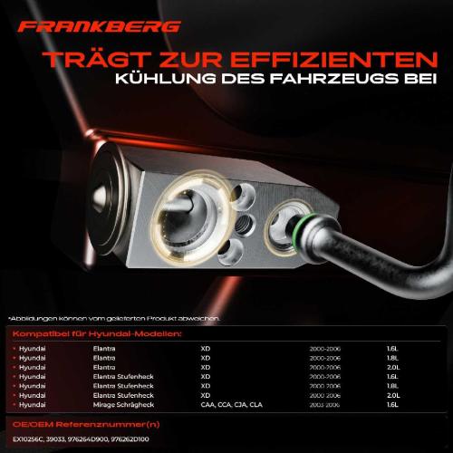 1x Expansionsventil Klimaanlage für Hyundai Elantra XD 2000-2006 1.6L 1.8L 2.0L Bild 1x Expansionsventil Klimaanlage für Hyundai Elantra XD 2000-2006 1.6L 1.8L 2.0L