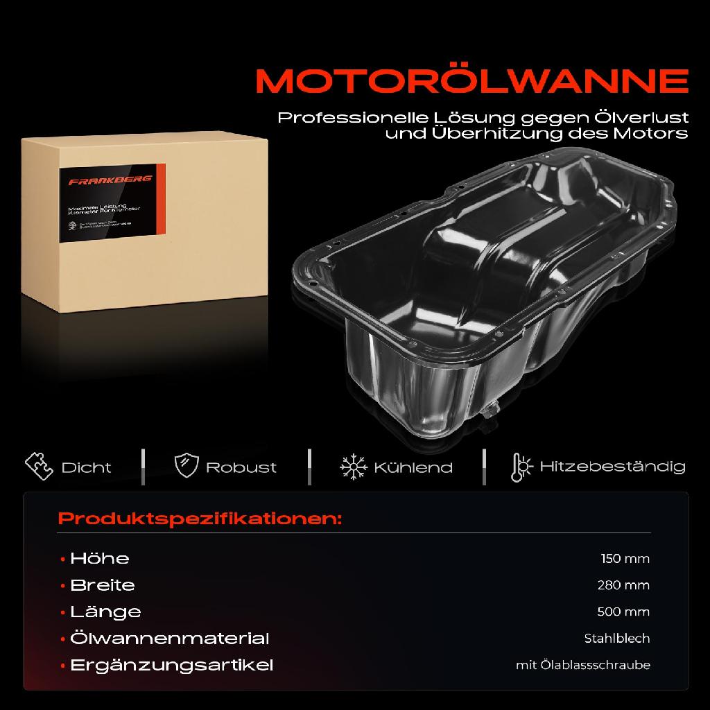 1x Ölwanne Motorölwanne für Opel Astra F Ascona C Kadett E Vectra A Calibra A 1.6L 1.8L 2.0L