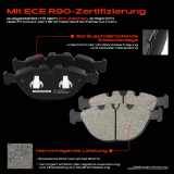 4x Bremsbeläge Vorderachse für BMW X5 E53 4.4L 4.6L 4.8L 2001-2006