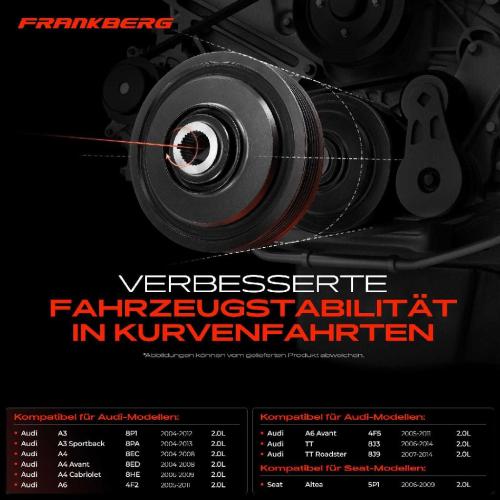 1x Riemenscheibe Kurbelwelle für VW Golf VI 5K1 Audi A3 8P A6 TT Seat Leon Skoda Bild 1x Riemenscheibe Kurbelwelle für VW Golf VI 5K1 Audi A3 8P A6 TT Seat Leon Skoda