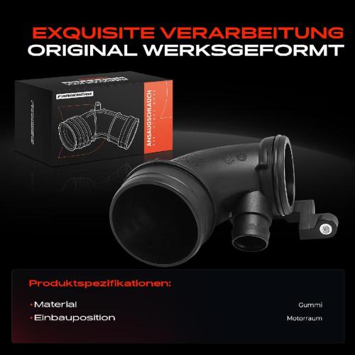 Frankberg 1x Ansaugschlauch, Luftfilter für VW Tiguan AD1 AX1 1.4L-2.0L Bild Frankberg 1x Ansaugschlauch, Luftfilter für VW Tiguan AD1 AX1 1.4L-2.0L