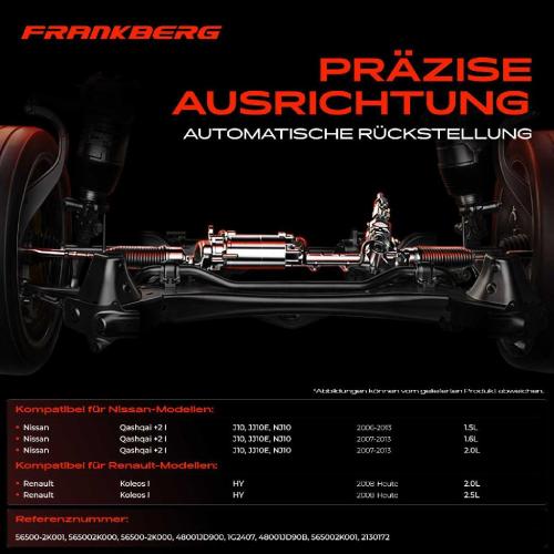 1x Lenkgetriebe Servolenkgetriebe für Nissan Qashqai I J10 Renault Koleos I HY Bild 1x Lenkgetriebe Servolenkgetriebe für Nissan Qashqai I J10 Renault Koleos I HY