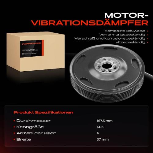 1x Riemenscheibe Kurbelwelle für Audi A4 A5 A6 C6 A7 A8 Q5 Bild 1x Riemenscheibe Kurbelwelle für Audi A4 A5 A6 C6 A7 A8 Q5