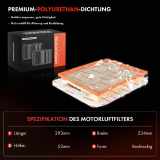 2x Luftfilter Filtereinsatz für Opel Astra H G Caravan Zafira A 1999-2010 Diesel