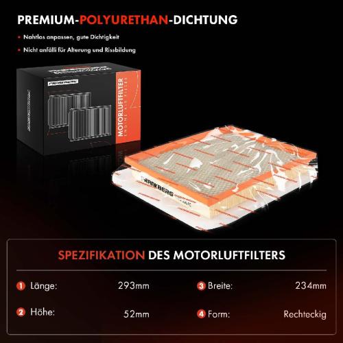 Frankberg 2x Luftfilter Filtereinsatz für Opel Astra H G Caravan Zafira A 1999-2010 Diesel Bild Frankberg 2x Luftfilter Filtereinsatz für Opel Astra H G Caravan Zafira A 1999-2010 Diesel