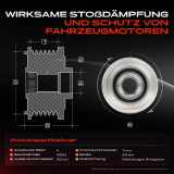 1x Generatorfreilauf Lichtmaschine für Nissan X-Trail T30 2001-2013 2.0L