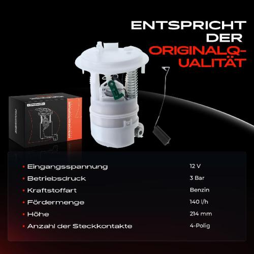 1x Kraftstoffpumpe für Citroën C5 III RD C5 III Break RW 1.6L 2009-2016 Bild 1x Kraftstoffpumpe für Citroën C5 III RD C5 III Break RW 1.6L 2009-2016