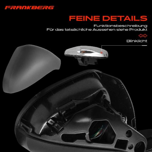 Frankberg 1x Außenspiegel Rechts für Peugeot 308 I 308 SW I 4A 4C 4E 4H 1.4L 1.6L 2.0L 2007-2015 Bild Frankberg 1x Außenspiegel Rechts für Peugeot 308 I 308 SW I 4A 4C 4E 4H 1.4L 1.6L 2.0L 2007-2015