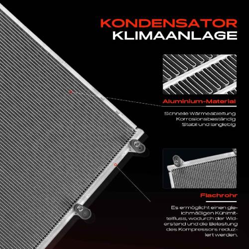 1x Kondensator Klimaanlage für Lexus RX U3 3.0L 2003-2008 Bild 1x Kondensator Klimaanlage für Lexus RX U3 3.0L 2003-2008