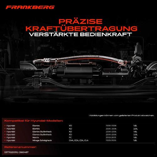 1x Seilzug Feststellbremse Hinterachse rechts für Hyundai Elantra XD Matrix FC 2000-2006 Bild 1x Seilzug Feststellbremse Hinterachse rechts für Hyundai Elantra XD Matrix FC 2000-2006