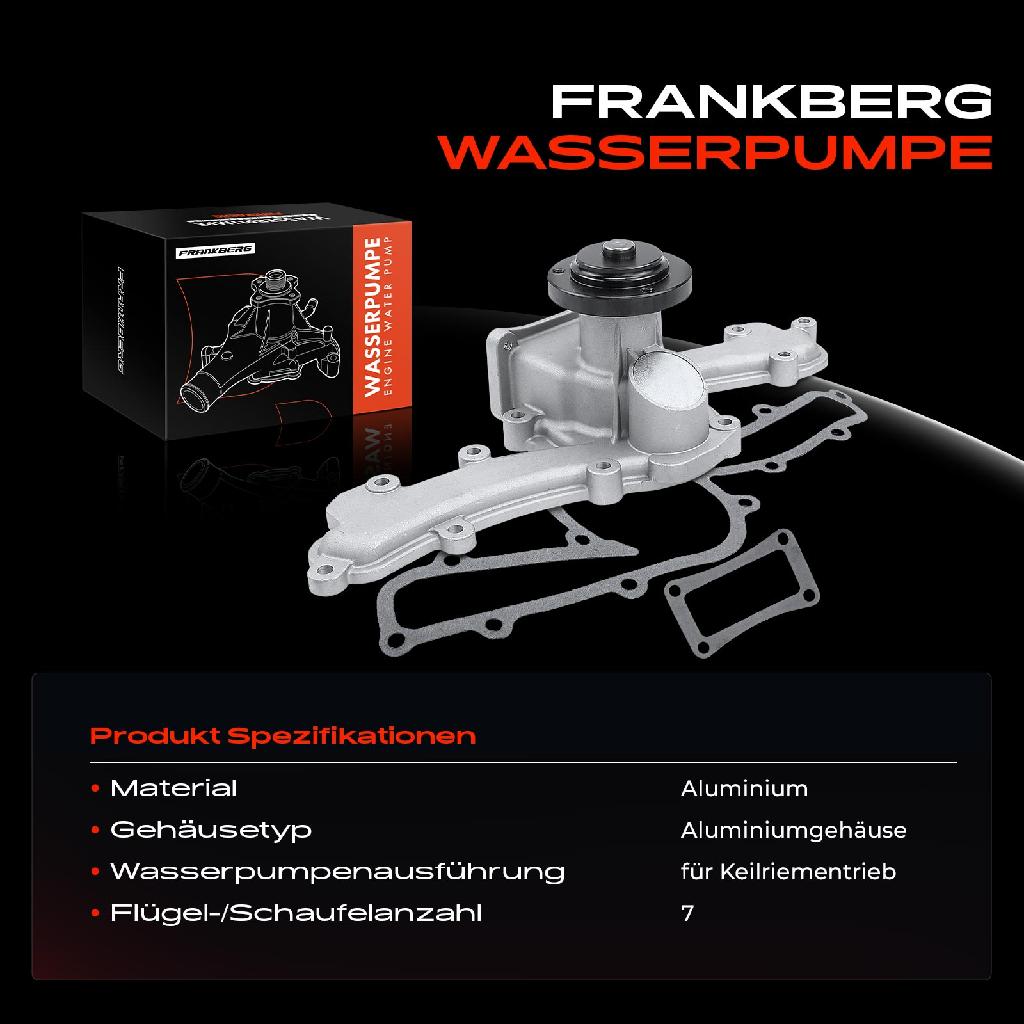 1x Wasserpumpe Kühlwasserpumpe für Alfa Romeo 164 Lancia Kappa Thema Fiat Croma