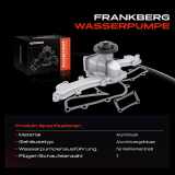 1x Wasserpumpe Kühlwasserpumpe für Alfa Romeo 164 Lancia Kappa Thema Fiat Croma