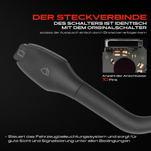 1x Kombischalter Lenkstockschalter für VW Golf III Polo 6N Vento Lupo Seat Arosa Bild 1x Kombischalter Lenkstockschalter für VW Golf III Polo 6N Vento Lupo Seat Arosa