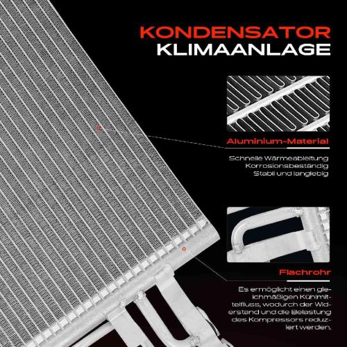 Frankberg 1x Kondensator Klimaanlage für Ford C-Max Focus II 1.4L 1.6L 1.8L 2.0L 2.5L 2003-2012 Bild Frankberg 1x Kondensator Klimaanlage für Ford C-Max Focus II 1.4L 1.6L 1.8L 2.0L 2.5L 2003-2012