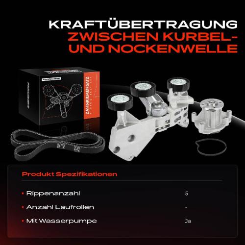 1x Keilrippenriemensatz Wasserpumpe für Mercedes-Benz A-Klasse W168 Vaneo 414 Bild 1x Keilrippenriemensatz Wasserpumpe für Mercedes-Benz A-Klasse W168 Vaneo 414