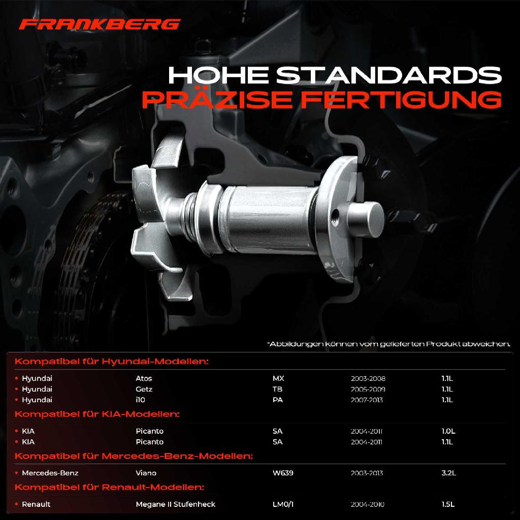 1x Wasserpumpe Kühlwasserpumpe für Mercedes-Benz W639 Hyundai Atos Getz i10 KIA