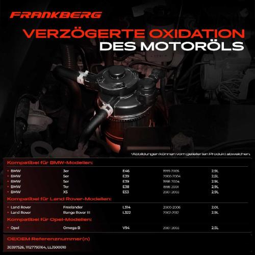 1x Filter Kurbelgehauseentluftung für BMW E46 E39 E38 M57 Opel Omega B V94 Bild 1x Filter Kurbelgehauseentluftung für BMW E46 E39 E38 M57 Opel Omega B V94