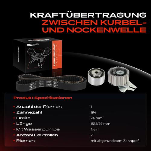 1x Zahnriemensatz Zahnriemen für Alfa Romeo Giulietta 940 Fiat 500L Doblo 263 Tipo Bild 1x Zahnriemensatz Zahnriemen für Alfa Romeo Giulietta 940 Fiat 500L Doblo 263 Tipo