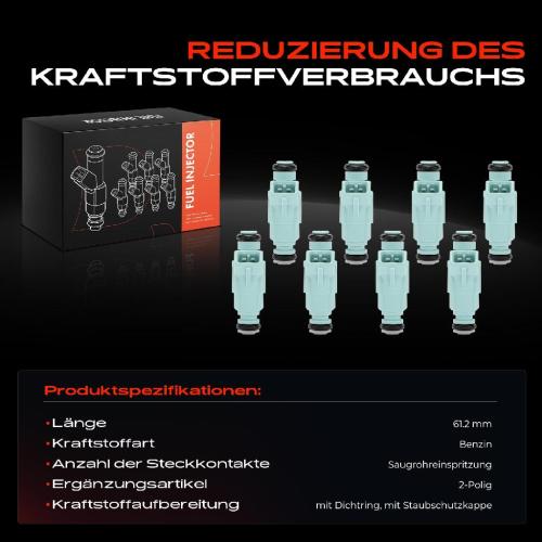 8x Einspritzventil Einspritzdüse für Mercedes-Benz C-Klasse W202 S202 W210 W163 Bild 8x Einspritzventil Einspritzdüse für Mercedes-Benz C-Klasse W202 S202 W210 W163