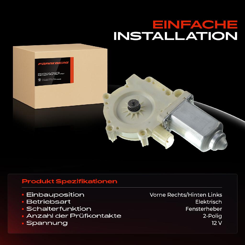 1x Fensterhebermotor für Vorne Rechts Oder Hinten Links BMW 5er E39 Z8 Roadster E52