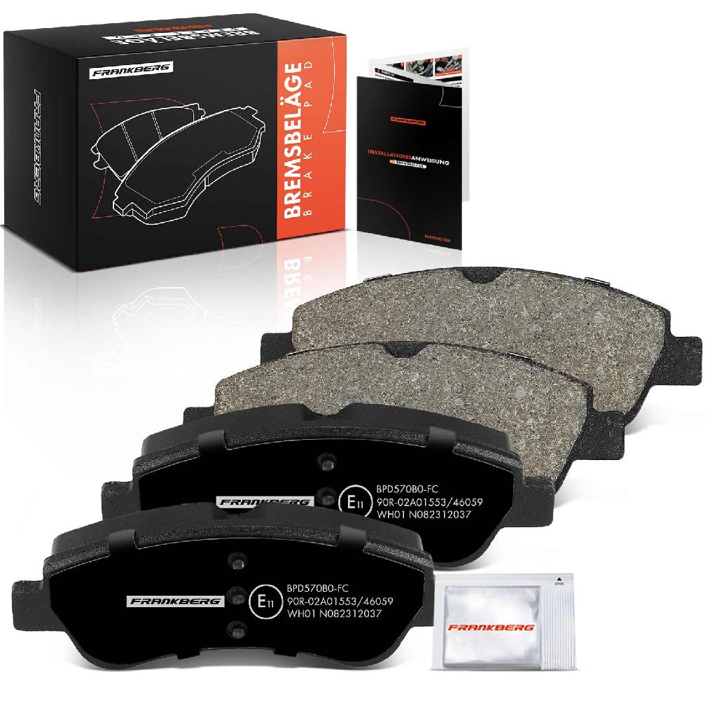 4x Bremsbeläge Vorderachse für Opel Corsa F Crossland X Peugeot 1007 2008 206 CC Schrägheck Stufenheck SW 207