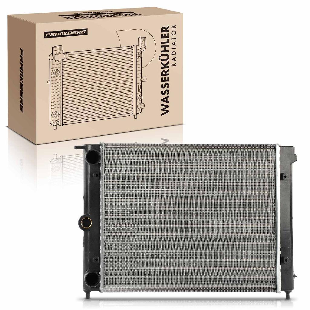 Frankberg 1x Kühler Wasserkühler Motorkühler für VW Polo Seat Terra 1.0L 1.3L