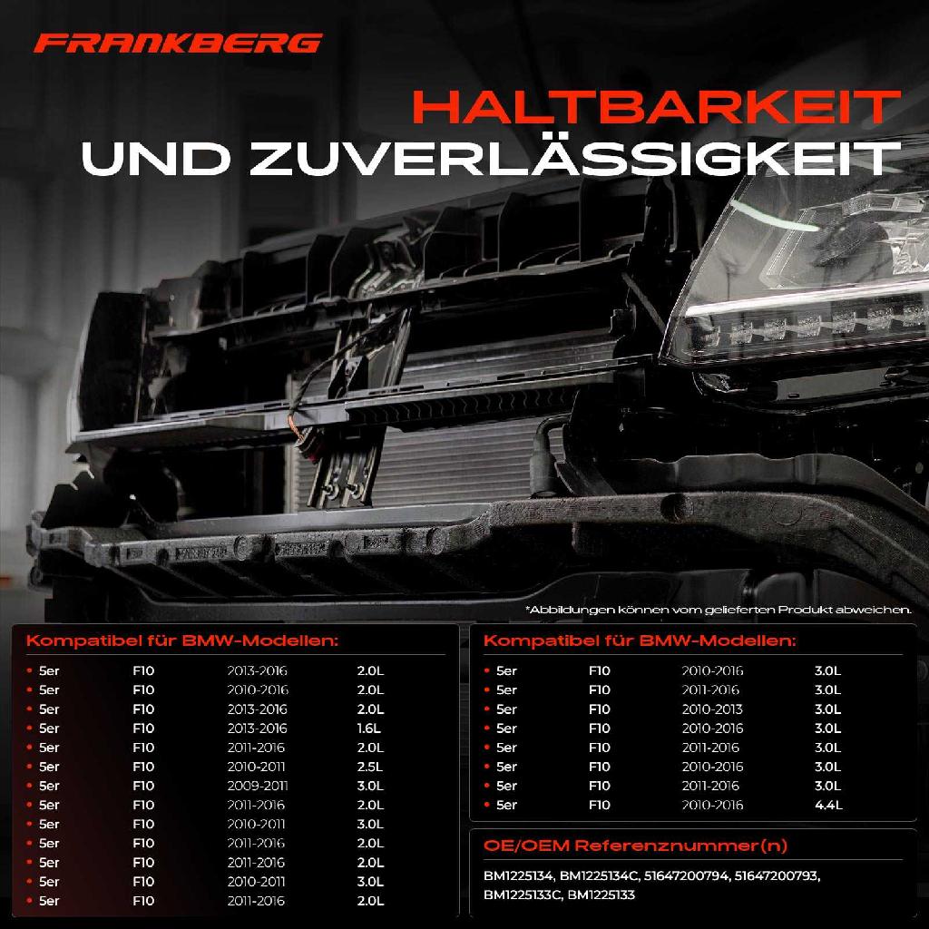 2x Scheinwerferaufnahme Vorne Links Rechts für BMW 5er F10 F11 2009-2017