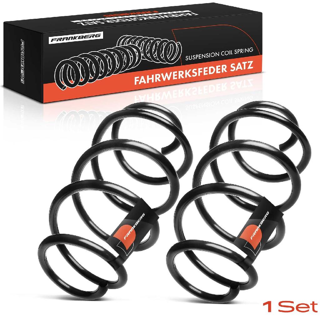 Frankberg 2x Fahrwerksfeder Vorderachse für VW Golf 5 1K 6 5K Skoda Octavia 2 1Z 2003-2013
