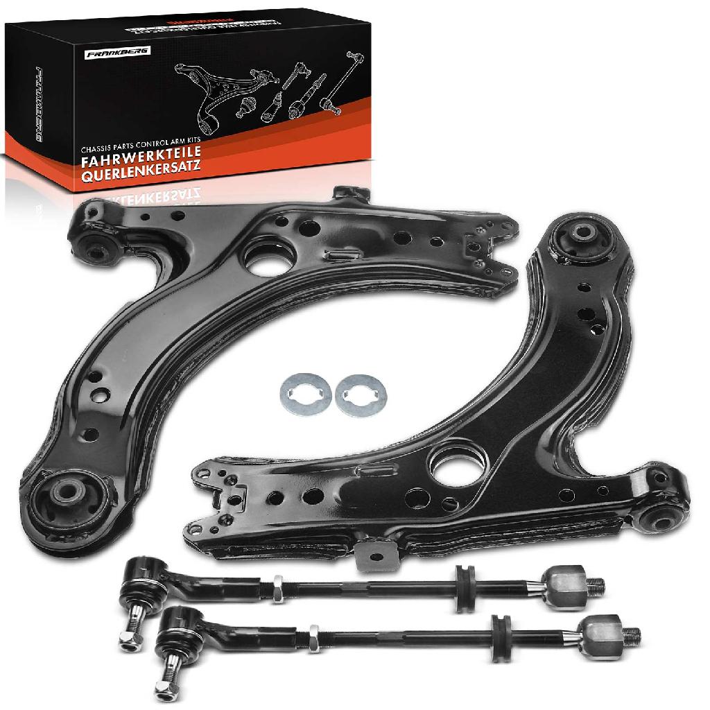 Frankberg 1x Querlenker Satz Vorderachse für VW Golf IV Bora Variant New Beetle Cabriolet Audi A3 Seat Leon Toledo II