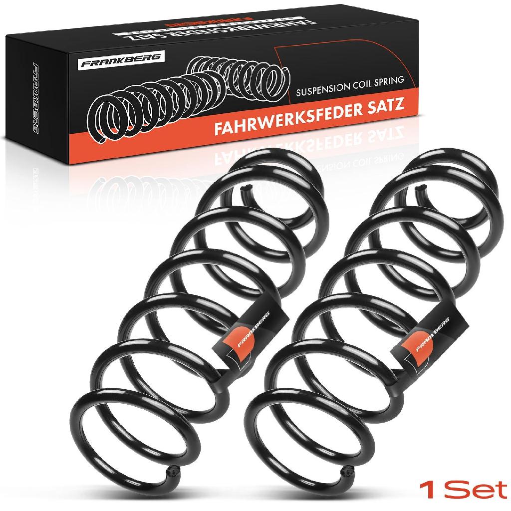 Frankberg 2x Fahrwerksfeder Hinterachse für Renault Megane III Coupe DZ0/1 2008-2021