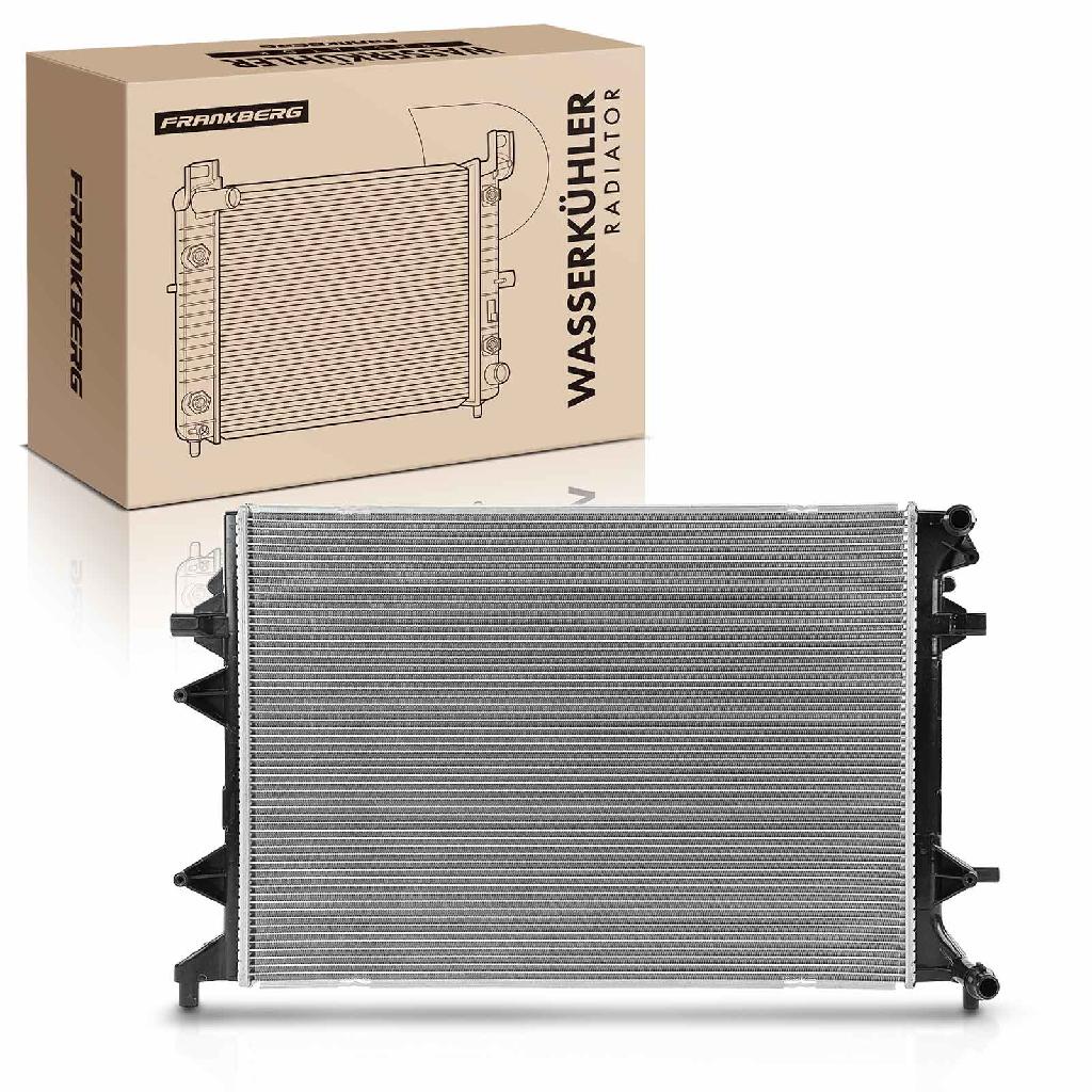 Frankberg 1x Kühler Wasserkühler Motorkühler für VW Beetle CC Caddy Alltrack Skoda Yeti