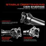 1x Kardanwelle Gelenkwelle Vorderachse für Mercedes-Benz E-Klasse W210 E-Klasse T-Model S210 1996-2003