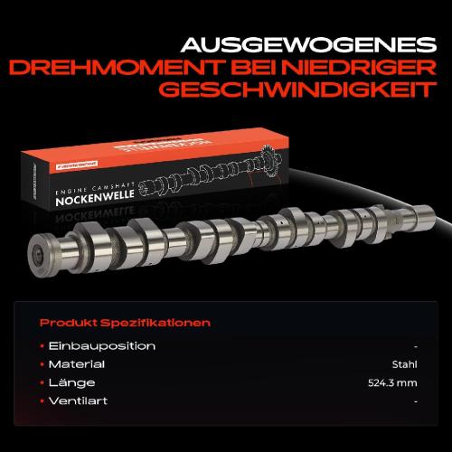 Frankberg 1x Nockenwelle für Ford Ranger EQ ER R Mazda B-Serie UF UN MPV I LV 2.5L 1996-2006 Bild Frankberg 1x Nockenwelle für Ford Ranger EQ ER R Mazda B-Serie UF UN MPV I LV 2.5L 1996-2006