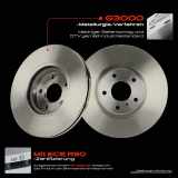 2x Bremsscheiben Vorderachse für Infiniti EX G Stufenheck M Nissan Murano I II Van 2002-2016